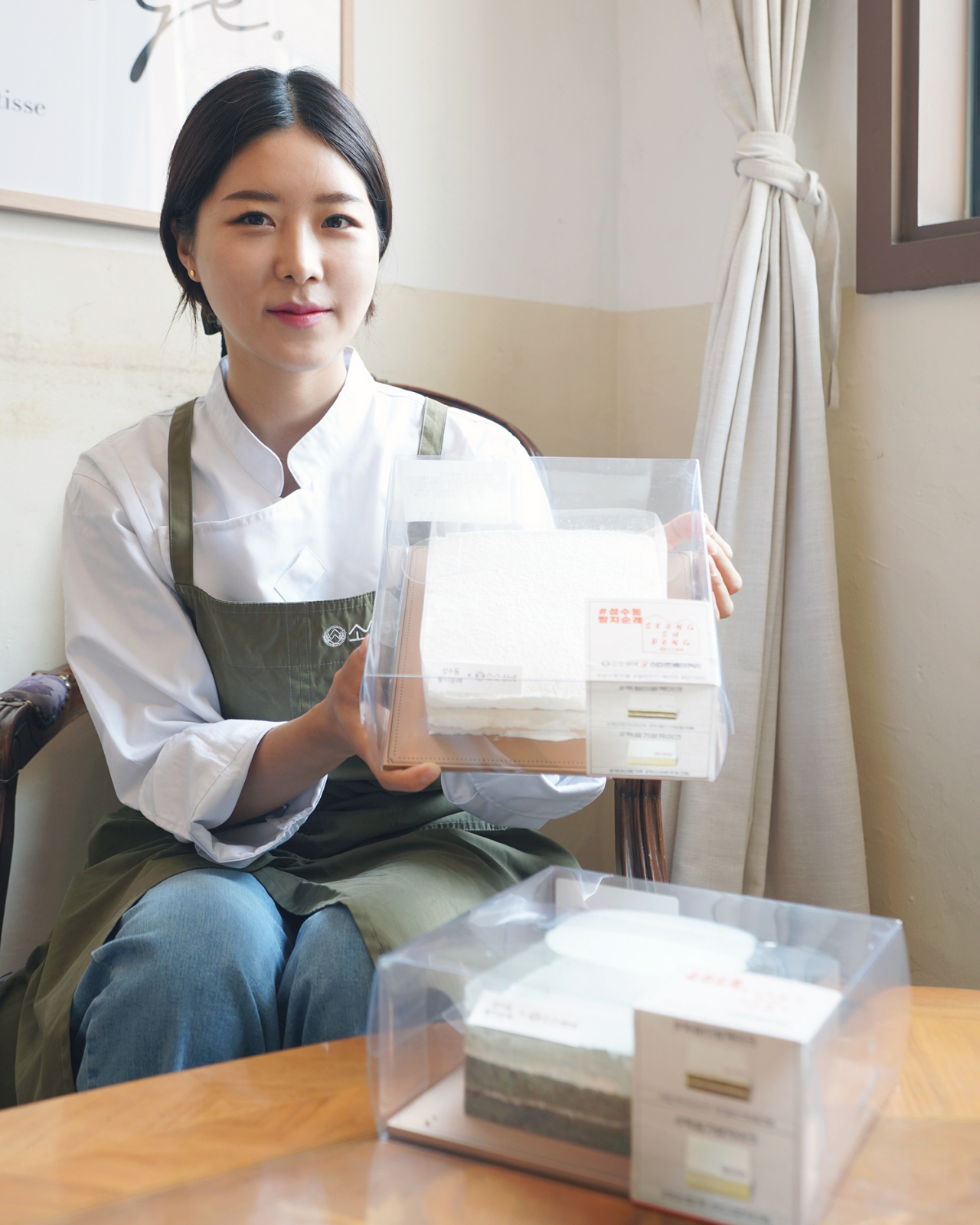 서울 성동구 성수동의 글루텐프리 베이커리 전문점 '소소하게'를 운영하는 김성미 대표. [신세계푸드 제공]