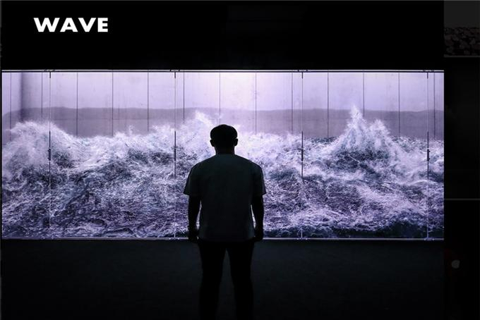 아르떼뮤지엄 전시 작품 WAVE. [부산시 제공]