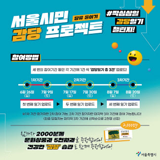 감당챌린지 안내이미지. [서울시 제공]