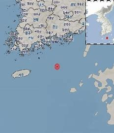거문도 해상서 지진 발생