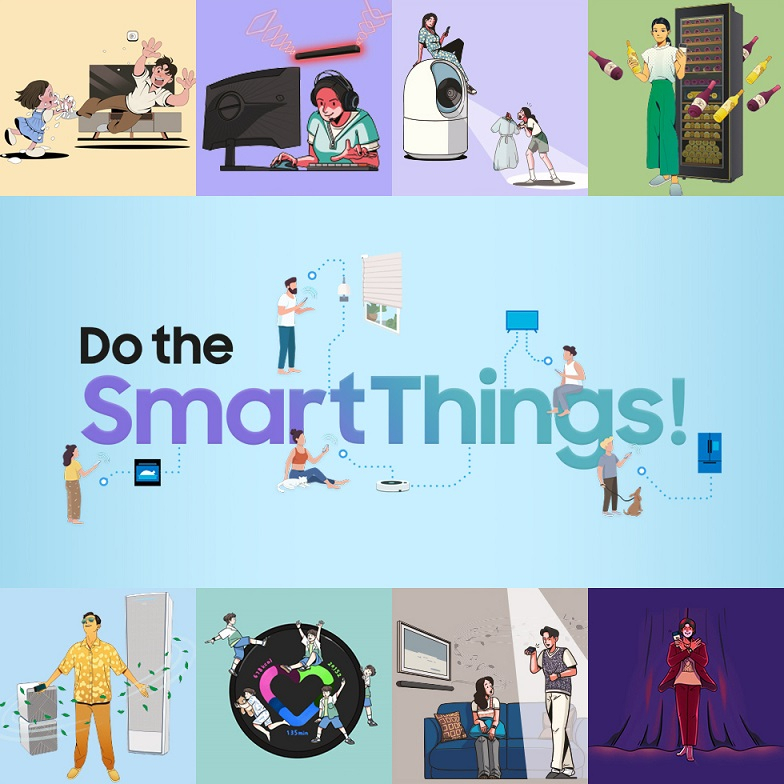 스마트싱스(SmartThings) 일상도감 캠페인 이미지
