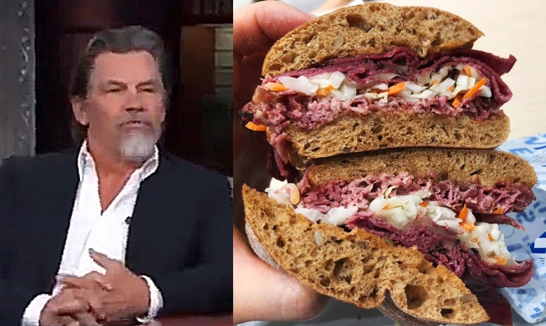 배우 조쉬 브롤린(Josh Brolin)이 미국 TV 토크쇼에서 자신의 ‘베스트 샌드위치’로 렌위치의 파스트라미 샌드위치를 꼽았다. [육성연 기자/gorgeous@heraldcorp.com]