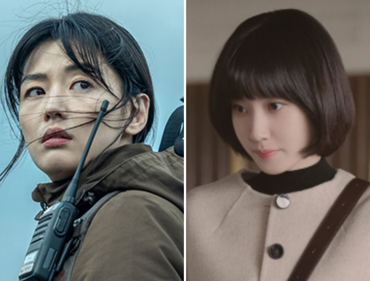 드라마 '지리산'의 한 장면[tvN·좌], 드라마 '이상한 변호사 우영우'의 한 장면.[넷플릭스]