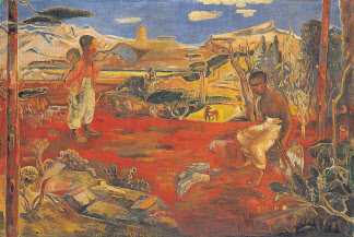 이인성 ‘경주의 산곡에서’ 1934작, 리움미술관 소장. [리움미술관 제공]