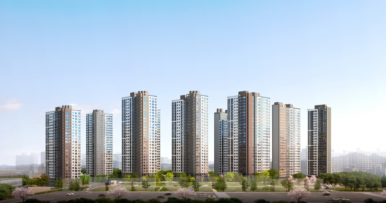 인천 두산위브 더센트럴 투시도 [두산건설 제공]
