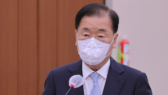 정의용 전 국가안보실장 [연합]