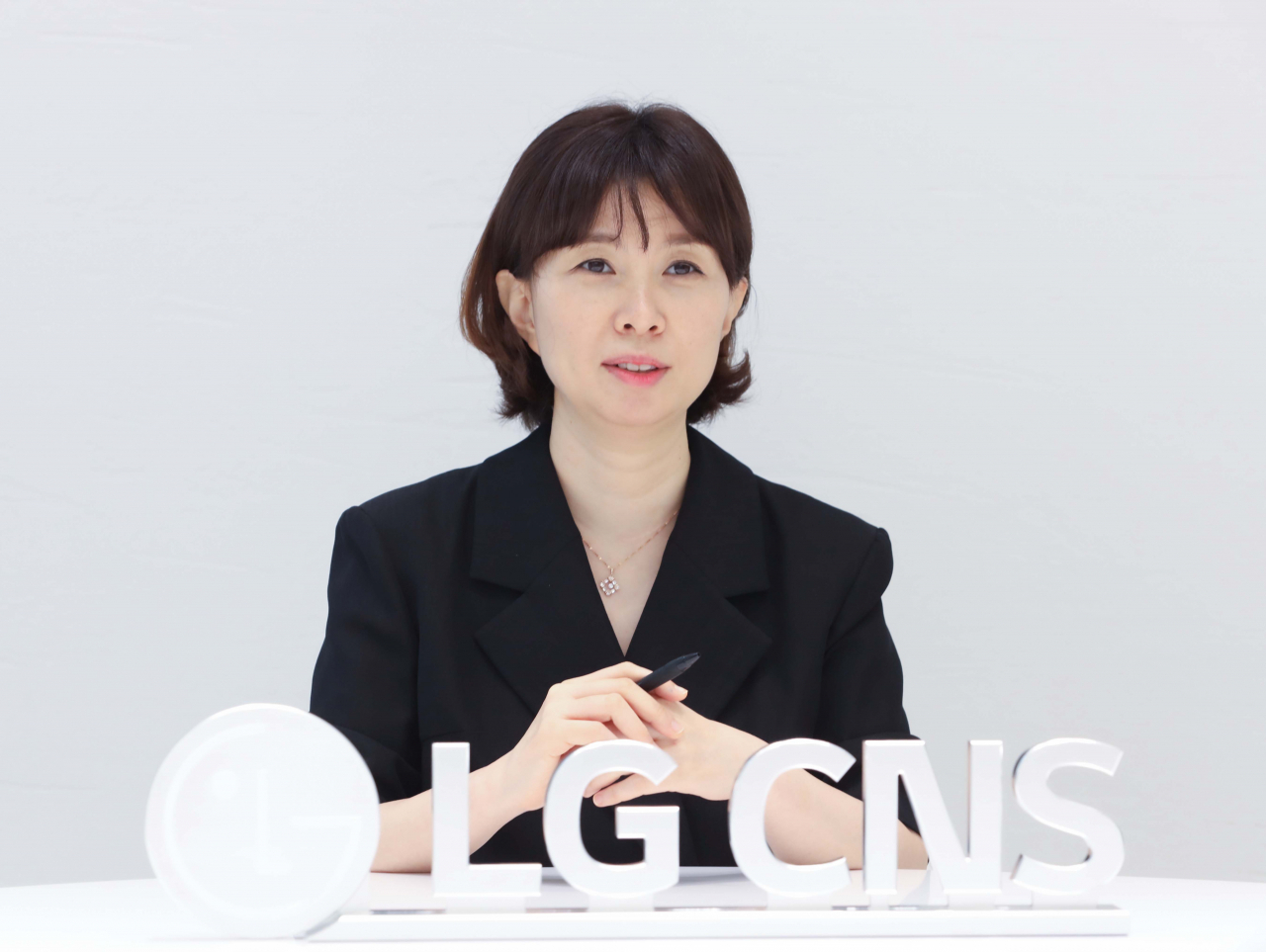 김주연 LG CNS 솔루션사업개발담당은 최근 헤럴드경제와의 인터뷰에서 “구독형 블록체인 플랫폼을 통해 해외 진출에 나설 것”이라고 밝혔다. [LG CNS 제공]