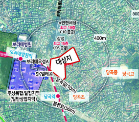 봉천1-1구역 위치도. [서울시 제공]