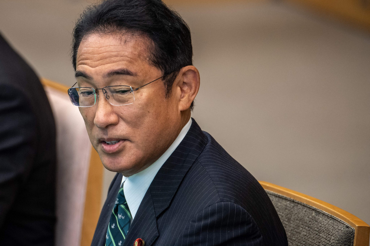 기시다 후미오(岸田文雄) 일본 총리. [AFP]