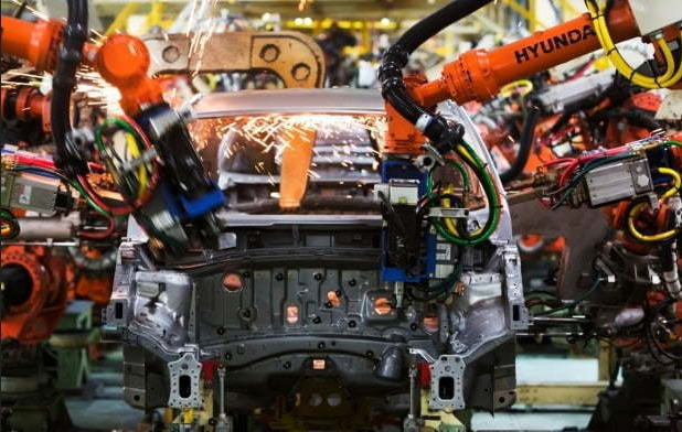 Assembly line inside Hyundai Motor's Ulsan Plant (Hyundai Motor Group)
