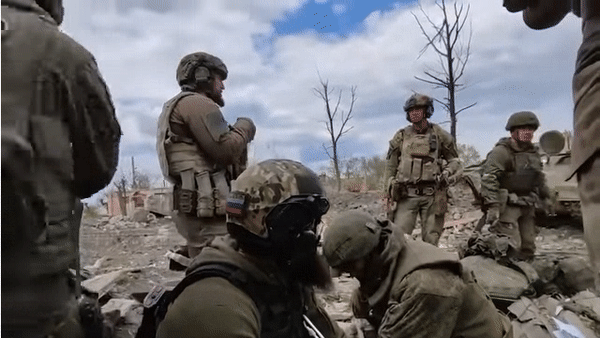 [유튜브 'Chechen special forces in Ukraine' 채널 캡처]