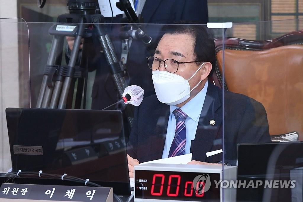 이채익 국회 행정안전위원장 [연합]