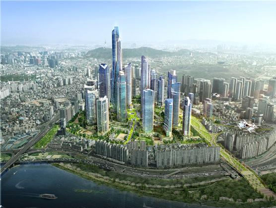 용산국제업무지구 조감도. [서울시 제공]