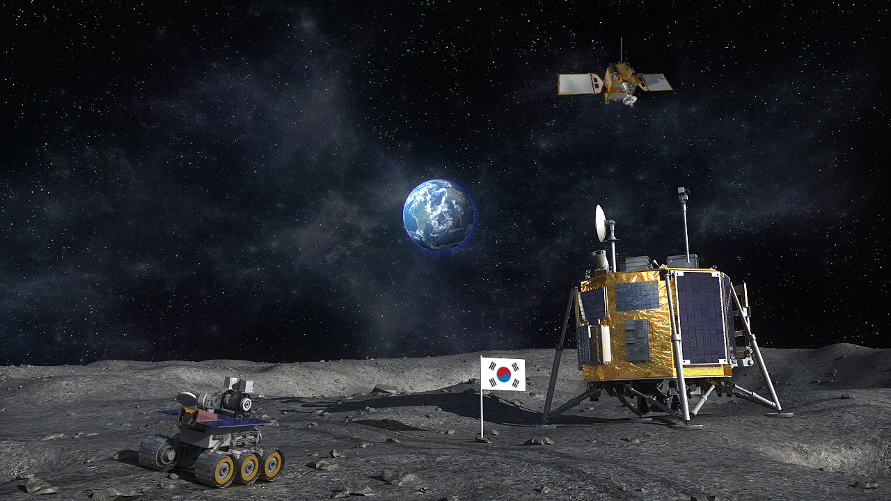 달 탐사 상상도.[한국항공우주연구원 제공]