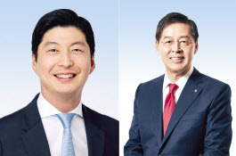 허세홍(왼쪽) GS칼텍스 사장과 신학철 LG화학 부회장. [양사 제공]