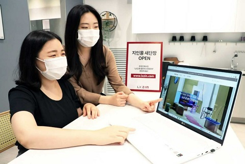 LX하우시스가 최근 새단장한 지인몰을 통해 다양한 시공, 제품 정보를 제공하며 온·오프라인 연계를 강화하고 있다. [LX하우시스 제공]