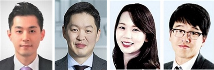 조성민 한솔제지 상무, 최성환 SK네트웍스 사업총괄, 이경후 CJ E&M 경영리더, 이선호 CJ제일제당 경영리더. [헤럴드]