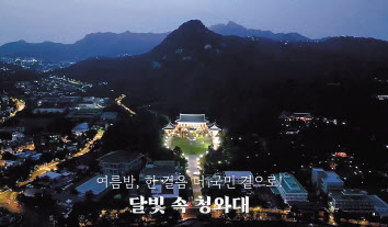 ▲ 달빛 속 청와대 야간기행 랜선영상