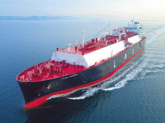 현대삼호중공업에서 건조한 액화천연가스(LNG)선. [한국조선해양 제공]