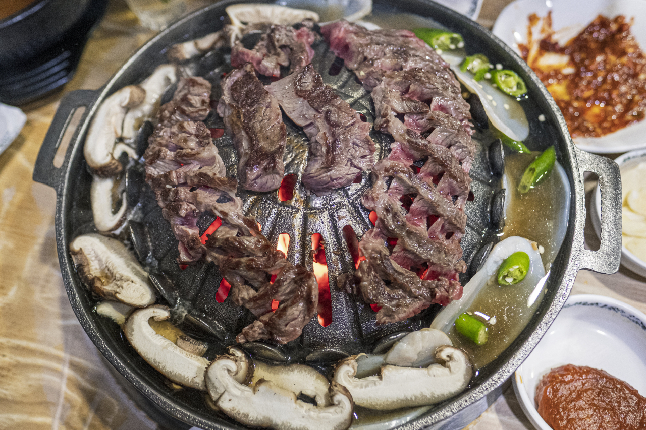 정남진 한우삼합