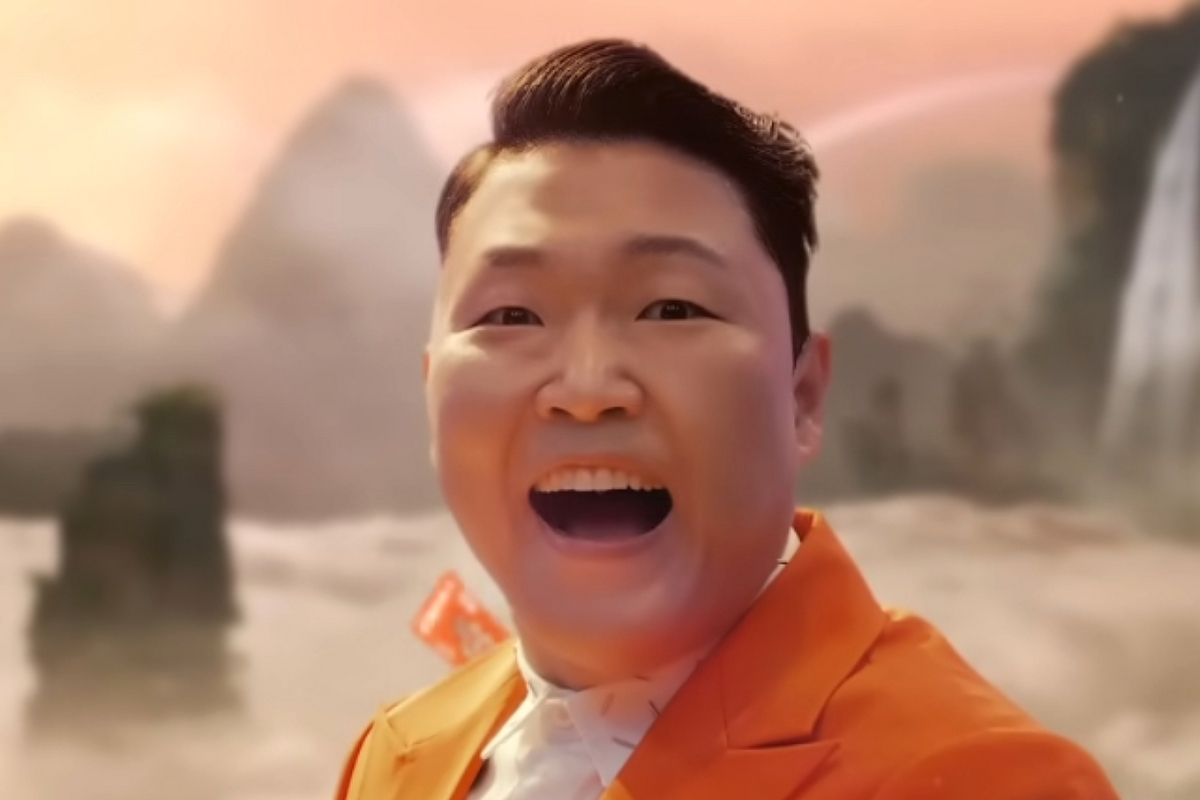 신한은행 배달앱 ‘땡겨요’가 가수 싸이 효과를 톡톡히 보고 있다. 한달새 월간활성사용자수가 약 2.5배 늘었다. [땡겨요 광고 영상 갈무리]