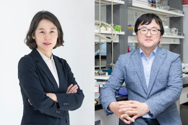 이화여대 화학·나노과학전공의 박소정(왼쪽)·김진흥 교수 [이화여대 제공]