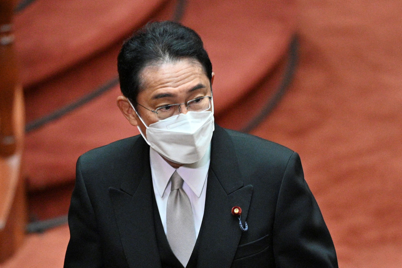 기시다 후미오(岸田文雄) 일본 총리. [AFP]