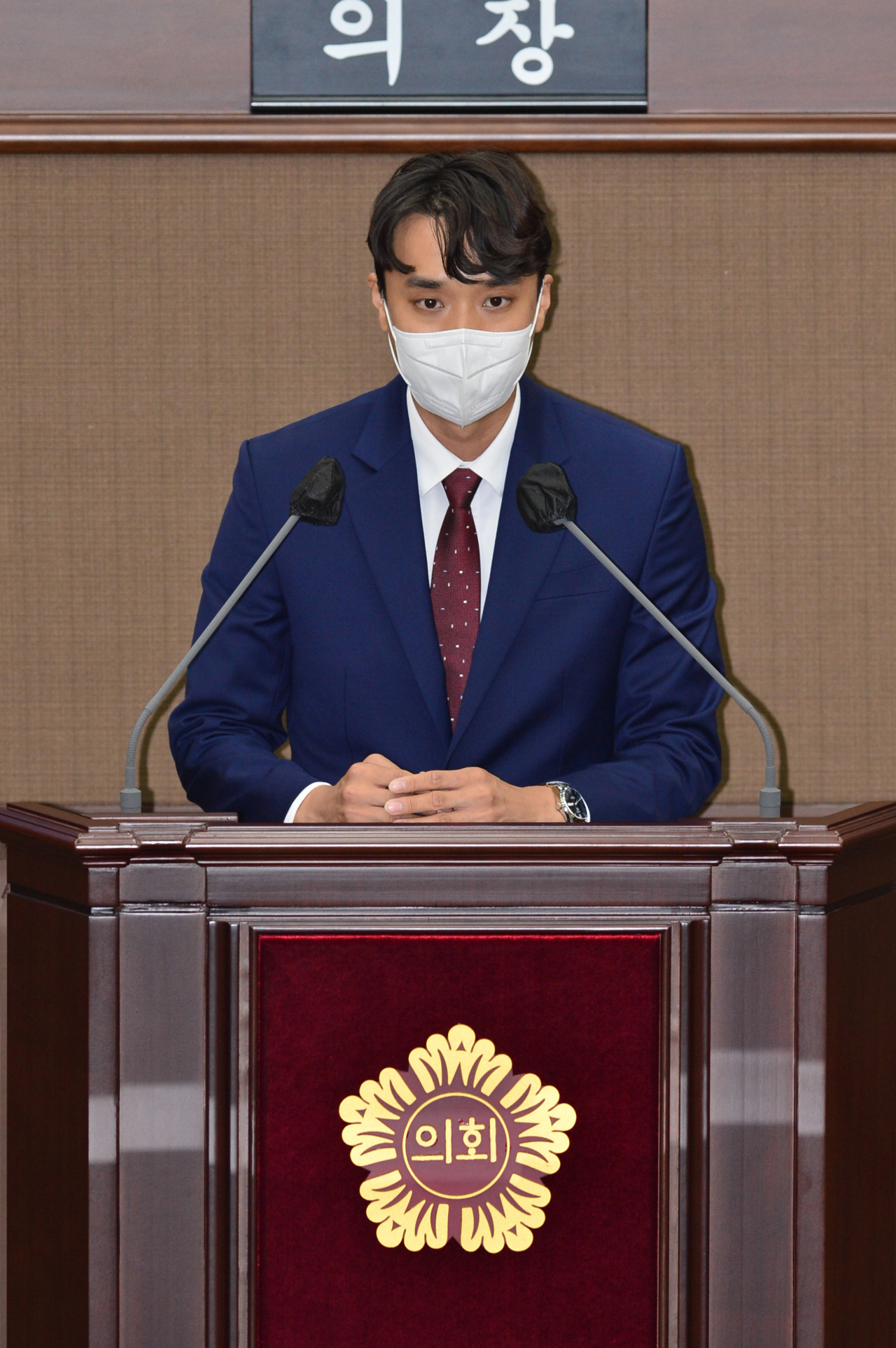 서울시의회에서 발언하는 정지웅 국민의힘 서울시의원 [정지웅 의원실 제공]