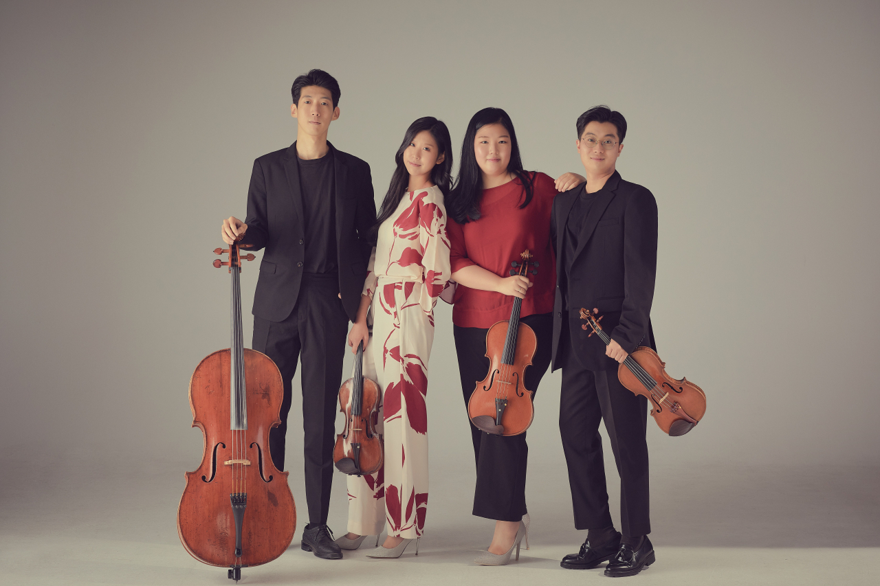 2019년 창단한 아레테 콰르텟은 결성 2년도 안된 지난해 5월, 체코 프라하의 봄 국제콩쿠르 실내악 부문 1위와 5개 특별상을 휩쓸며 주목받았다. [롯데문화재단 제공]