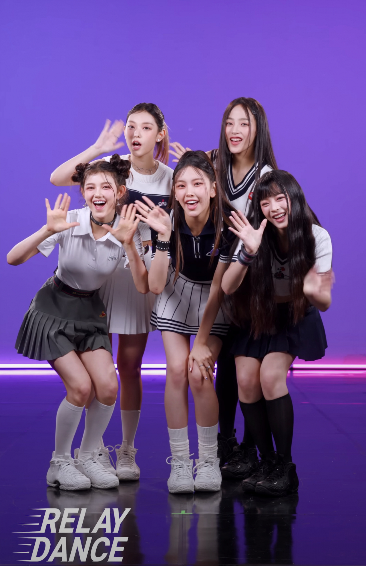 골프웨어를 입고 댄스 무대를 선보인 뉴진스 [M2 캡처]