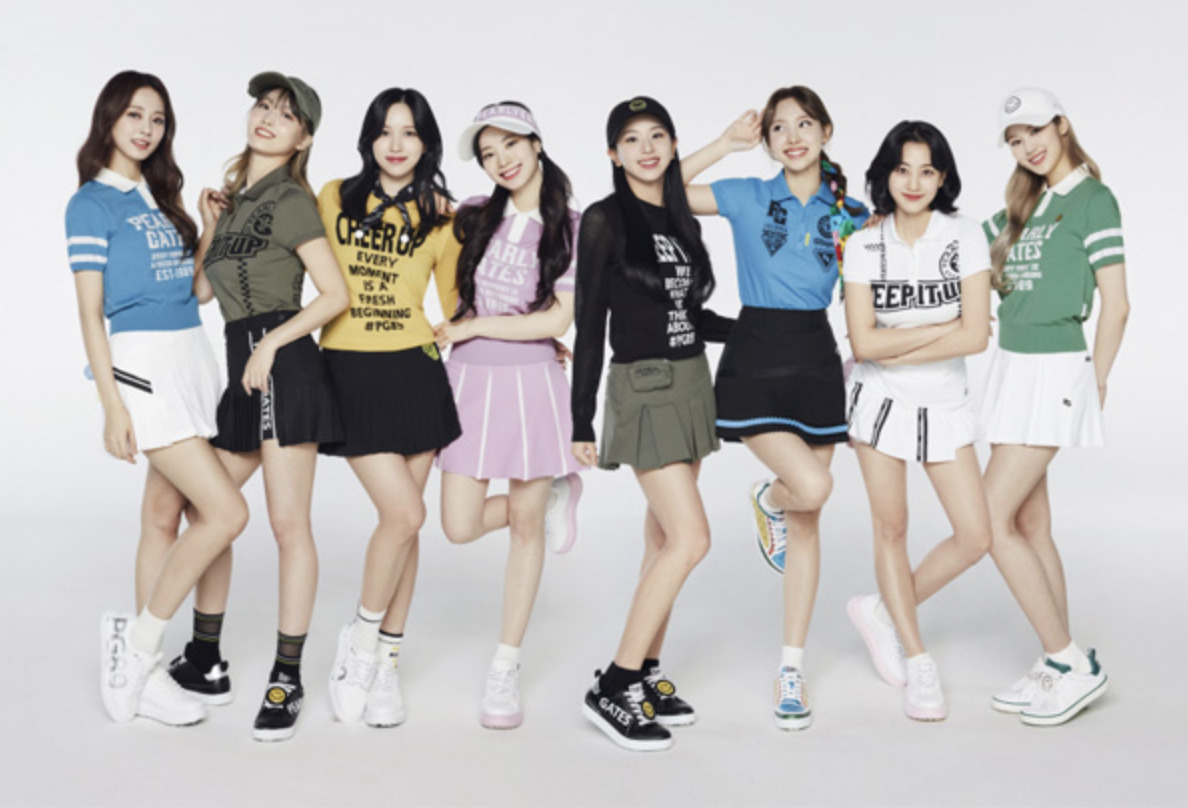 파리게이츠 모델로 활동하는 ‘트와이스’. [크리스에프앤씨 제공]