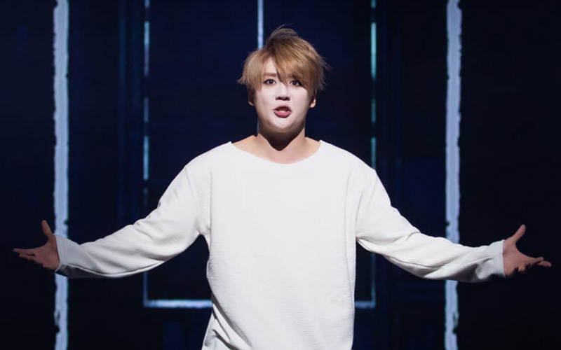 뮤지컬 ‘데스노트’의 주연배우 김준수. [오디컴퍼니 페이스북]