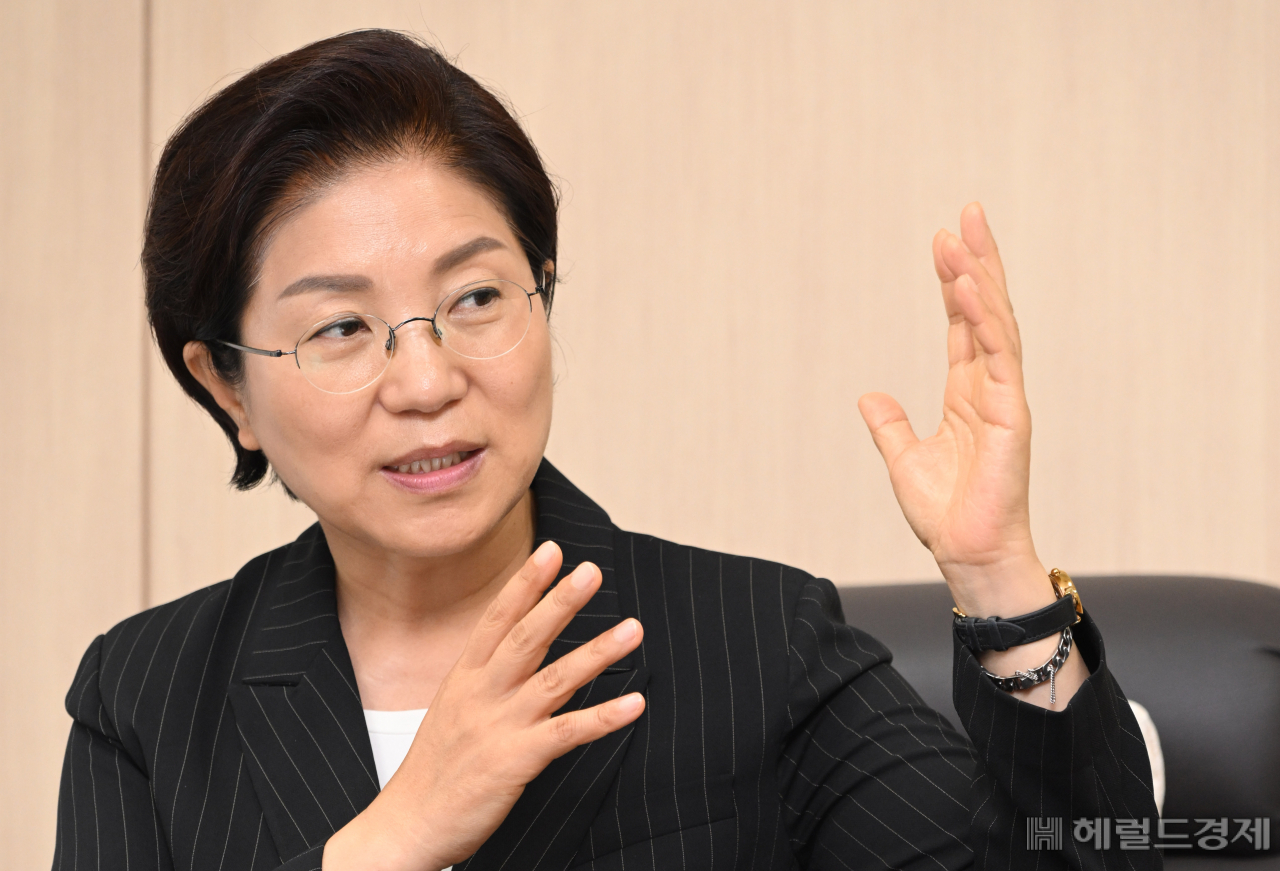 김미경 서울 은평구청장이 헤럴드경제와의 인터뷰에서 “교통인프라 확충으로 은평구를 서울의 새로운 경제교통 중심지로 만들겠다”고 말했다. 임세준 기자