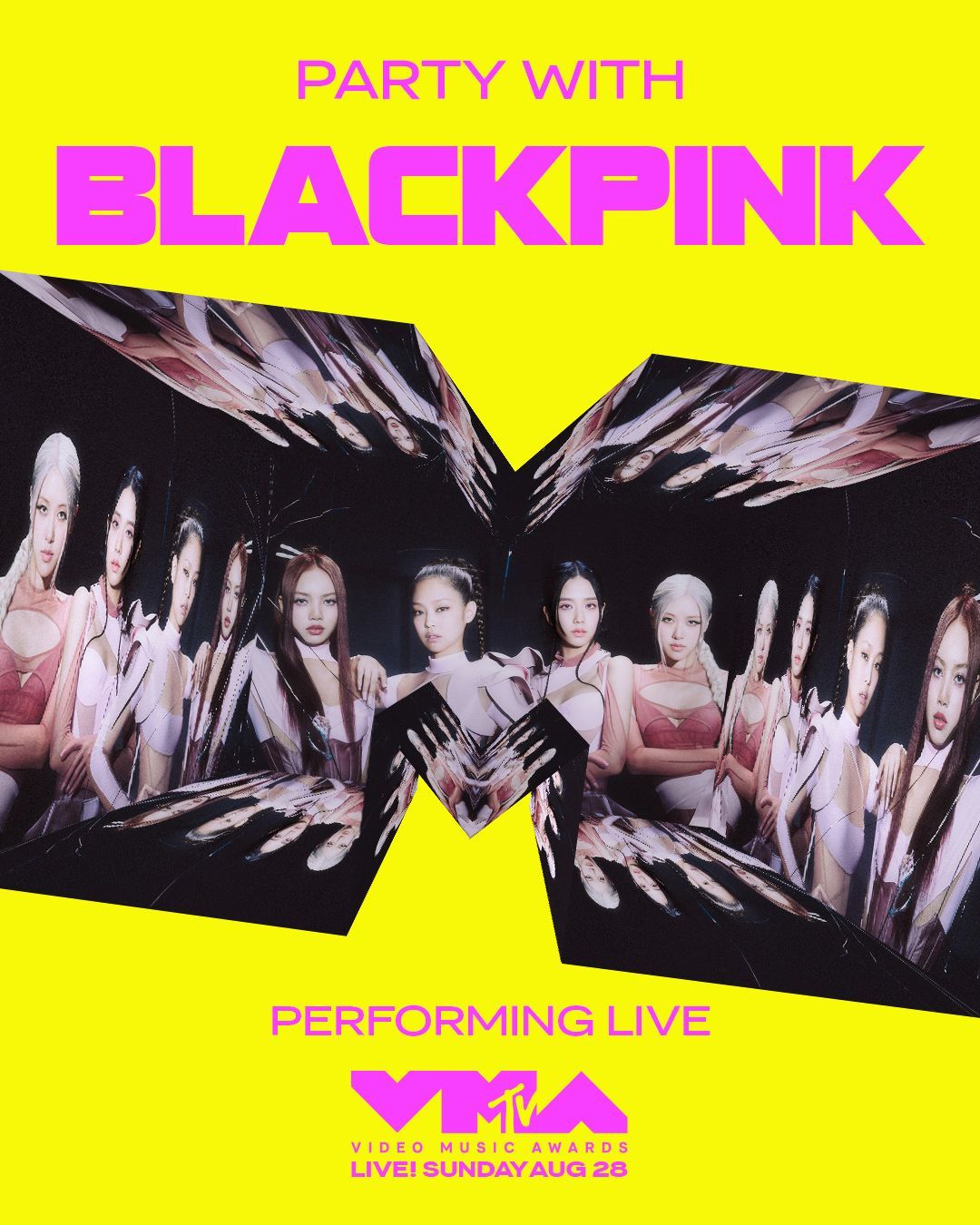 K-pop girl group Blackpink will perform at the 2022 MTV Video Music Awards (VMAs) set to take place at the Prudential Center in Newark, New Jersey on Aug. 28. (YG Entertainment)