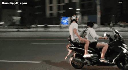 지난 15일 대구 도심 일대에 나타난 폭주족의 모습 [온라인 커뮤니티]