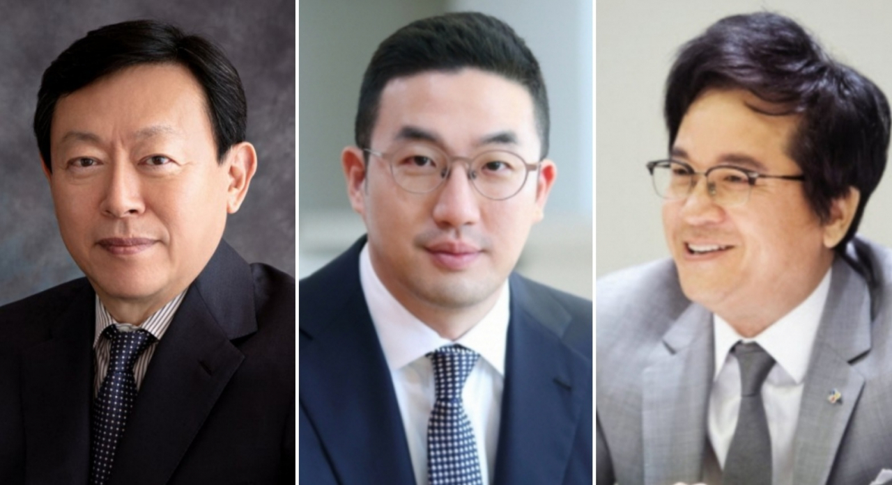 신동빈 롯데 회장(왼쪽부터), 구광모 LG 회장, 이재현 CJ 회장 [각사 제공]