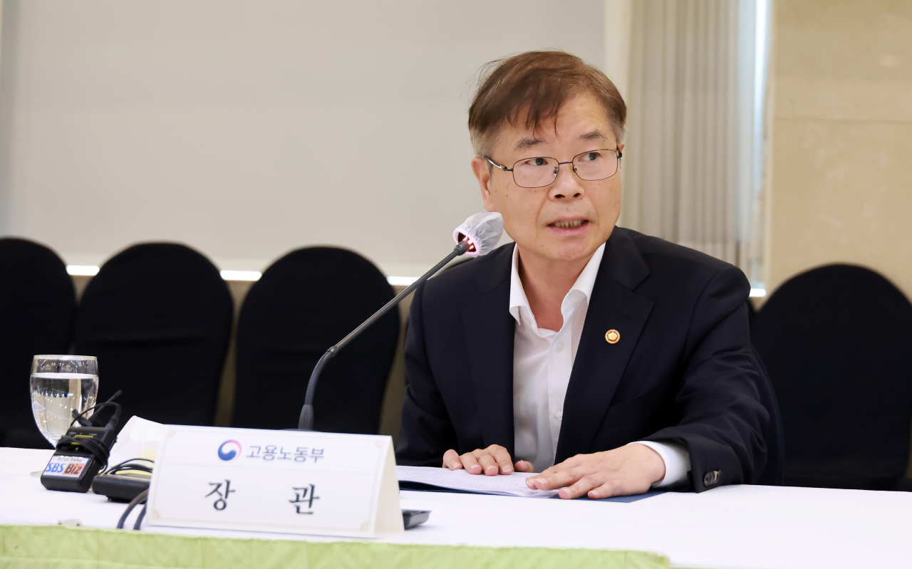 이정식 고용노동부 장관. [연합]