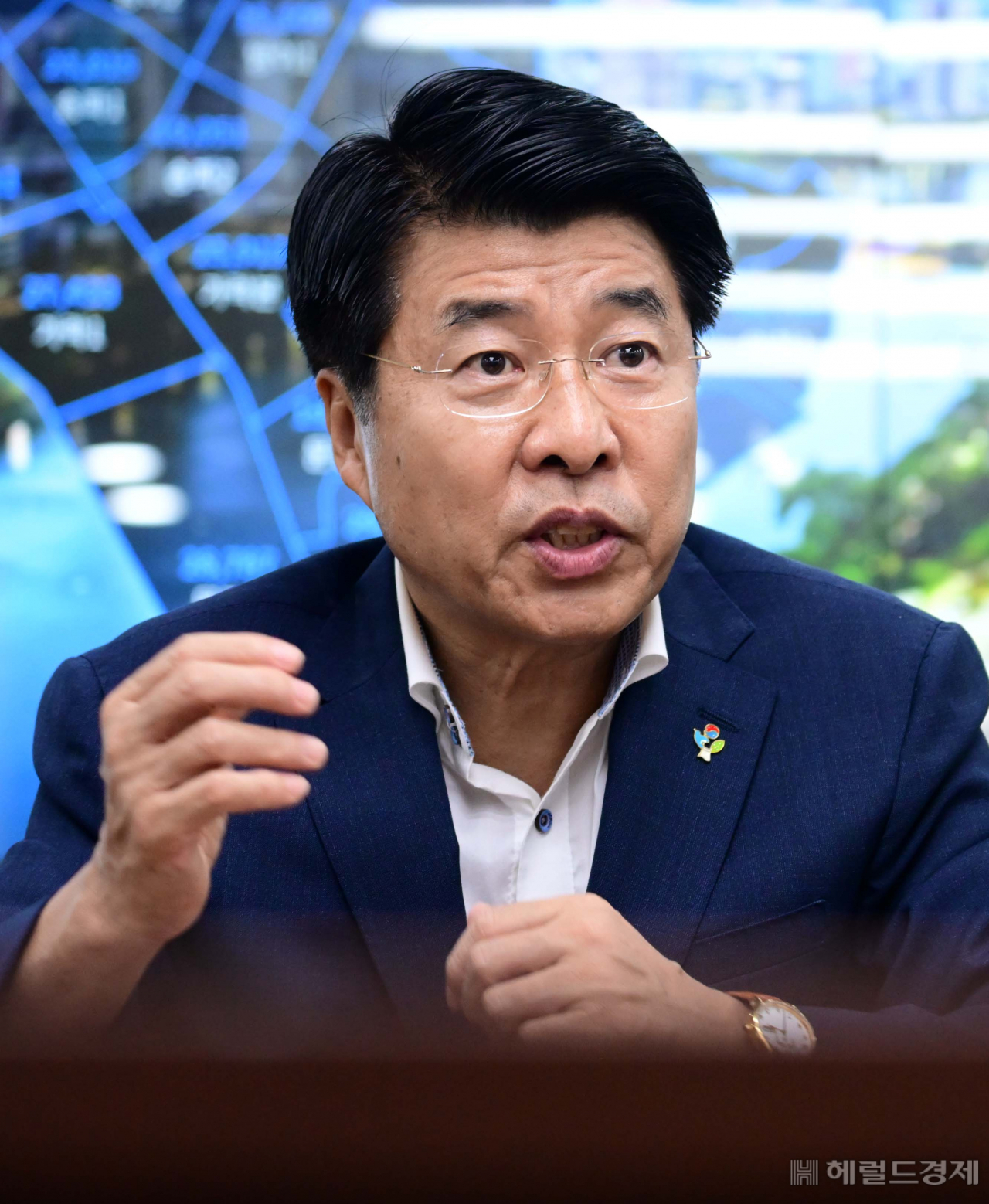 서강석 서울 송파구청장. 이상섭 기자