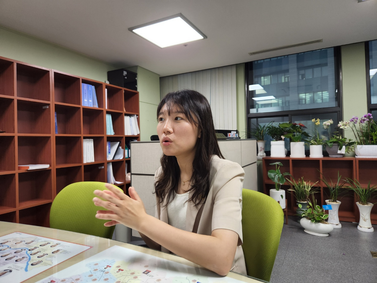이소라 서울시의원이 서울 중구 의원회관에서 헤럴드경제와 인터뷰를 하고 있다. 이영기 기자.