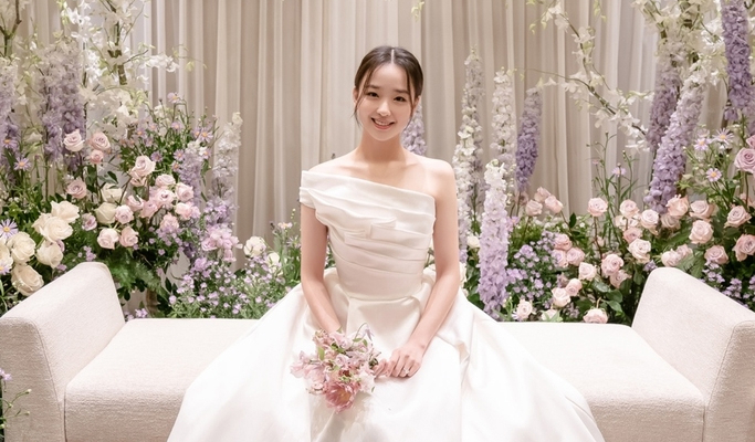 21일 결혼식을 올린 손연재. [넥스트 유포리아 제공]