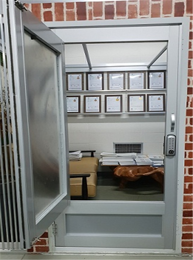 안전차수문 설치 모습 [동대문구 제공]