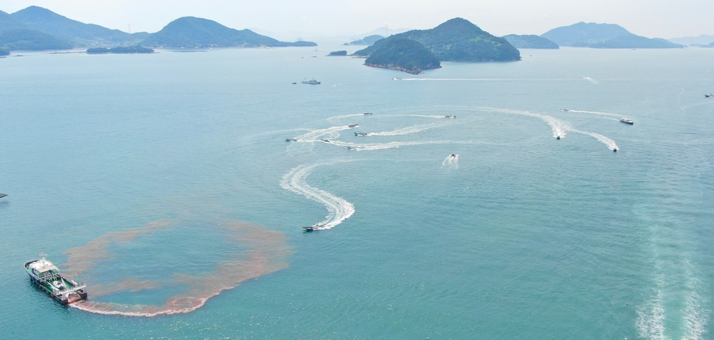 고흥·여수 해역 적조 예찰 강화…전남도, 대응체계 본격 가동