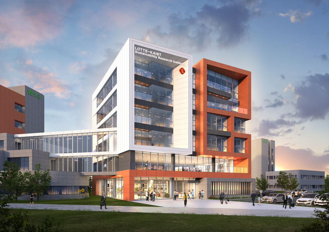 롯데-KAIST R&D센터 조감도.[롯데 제공]