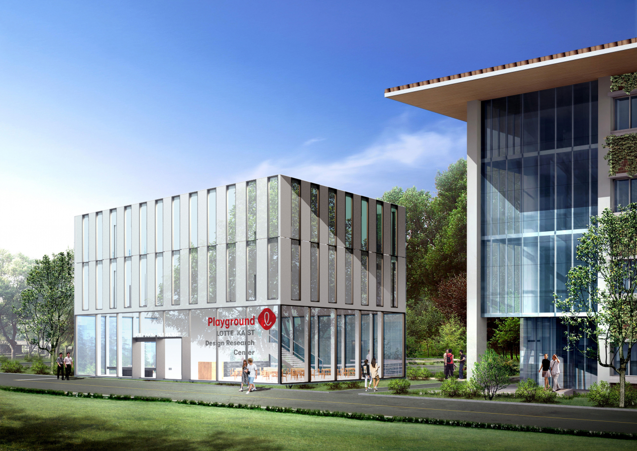 롯데-KAIST 디자인센터 조감도.[롯데 제공]