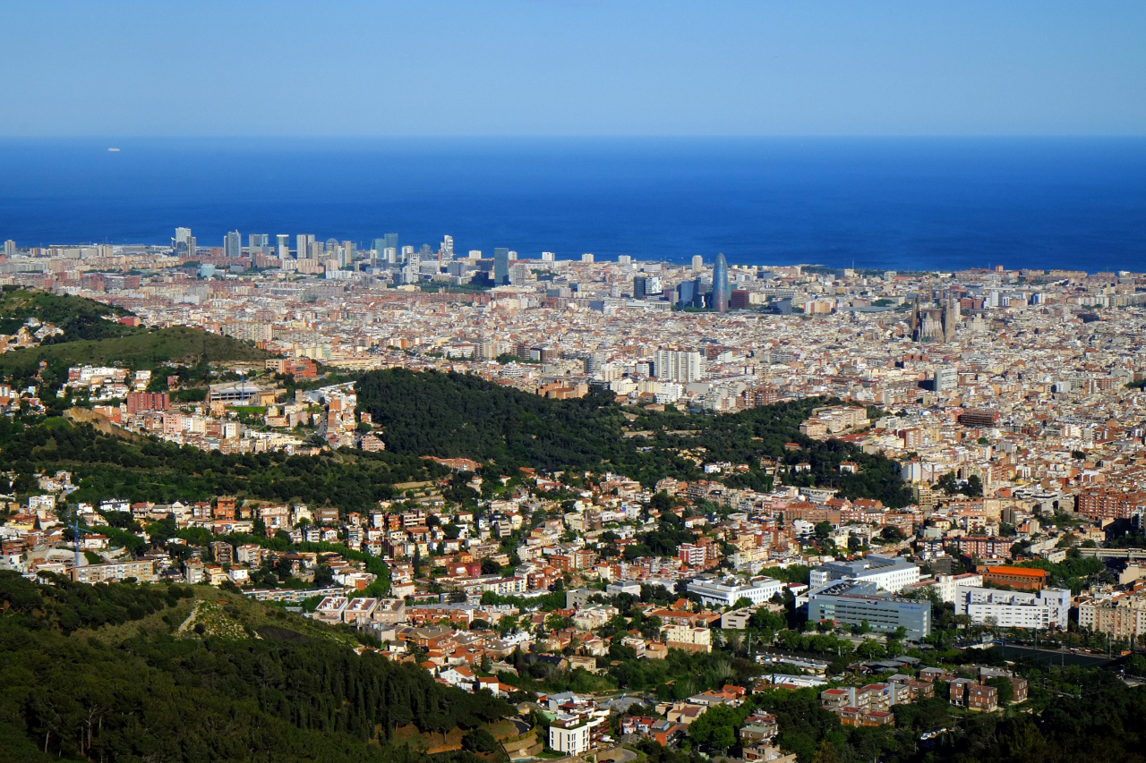 A view of Barcelona from mount Tibidabo (Mobile World Capital Barcelona Foundation)