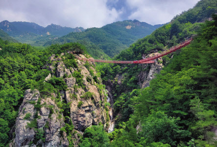 거창 우두산 Y자 출렁다리