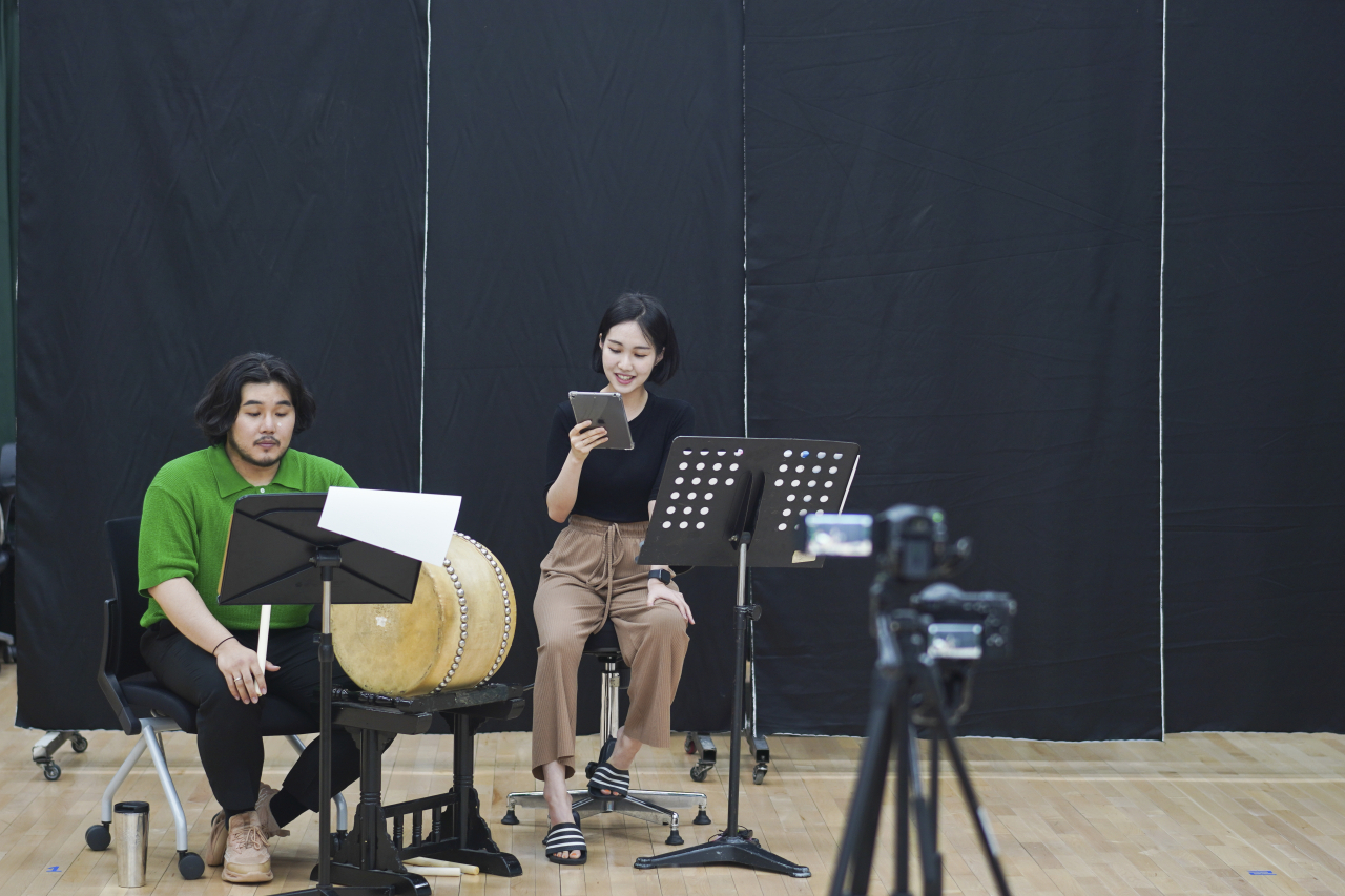 ‘작창가 프로젝트’ 참가자 유태평양 박정수. [국립창극단 제공]