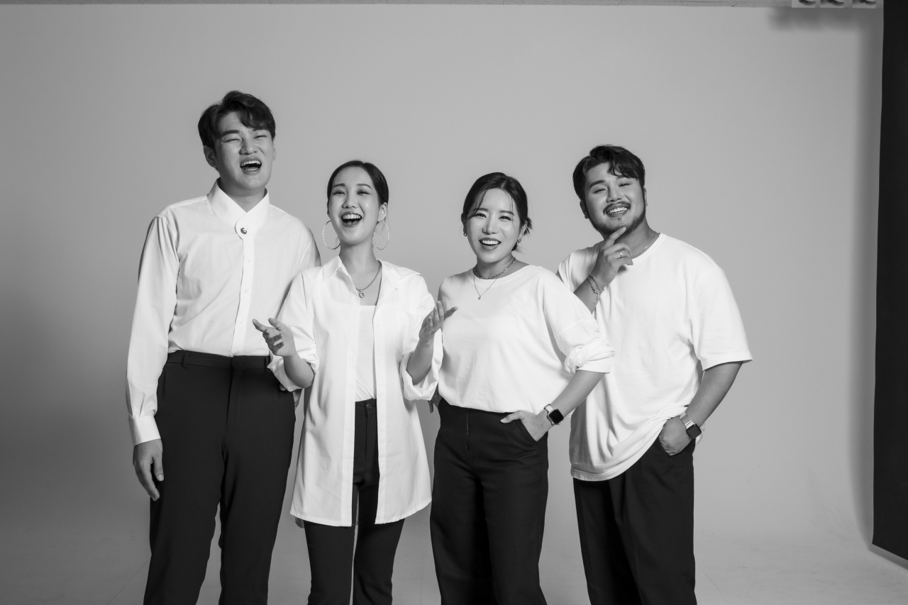 국립창극단 작창가 프로젝트를 통해 차세대 작창가로 발돋움 중인 서의철 박정수 장서윤 유태평양(왼쪽부터) [국립창극단 제공]