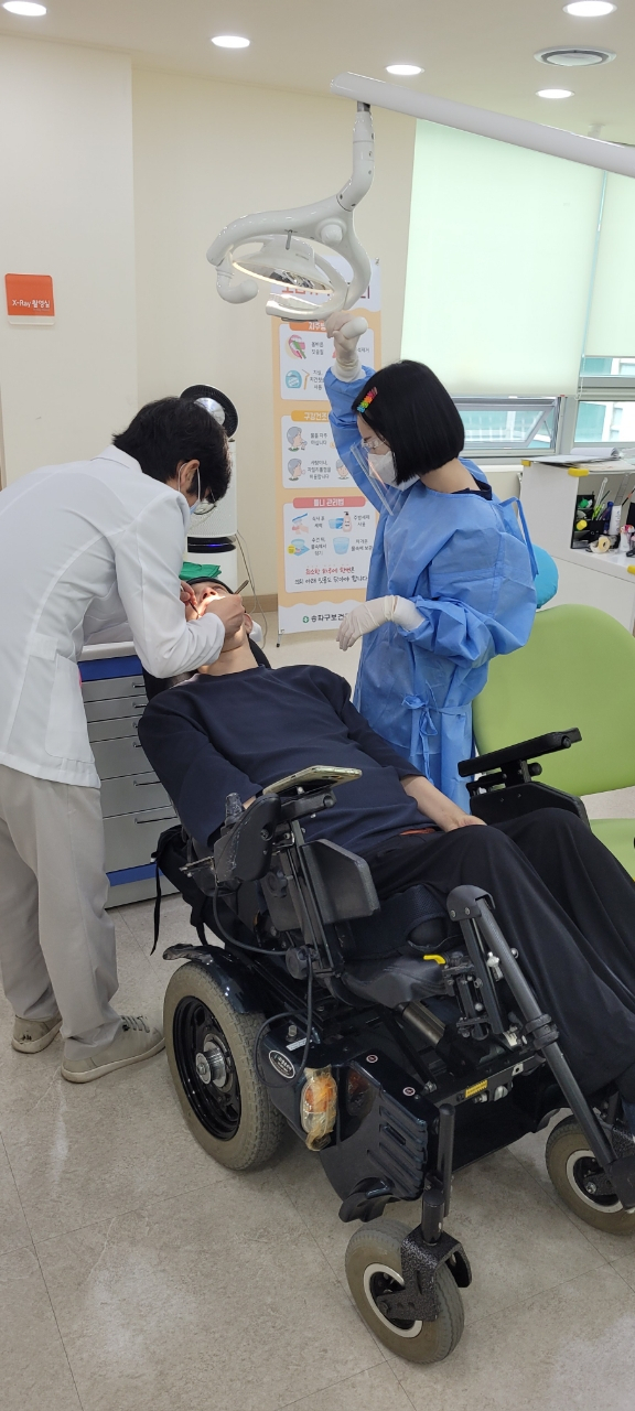 장애인 치과 무료 진료. [송파구 제공]