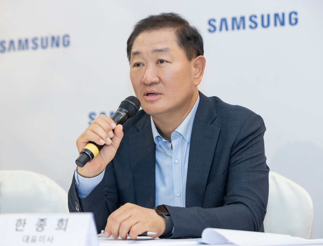 삼성전자 DX부문장 한종희 부회장 모습. [삼성전자 제공]